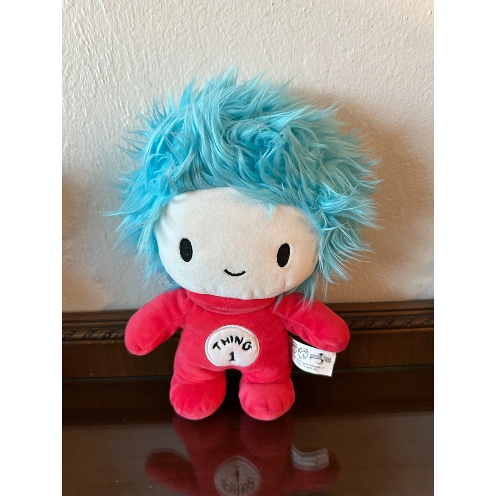 Universal Studios Thing 1 Plush Cat In The Hat Soft Toy Lovey‎ Dr Seuss